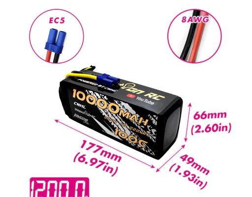 6S LiPo battery