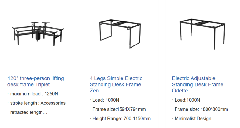 Key Features of a Height Adjustable Desk Frame