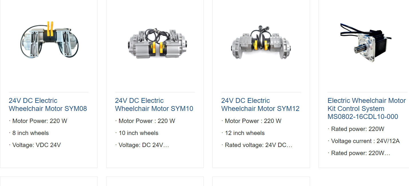 Electric Wheelchair Motor