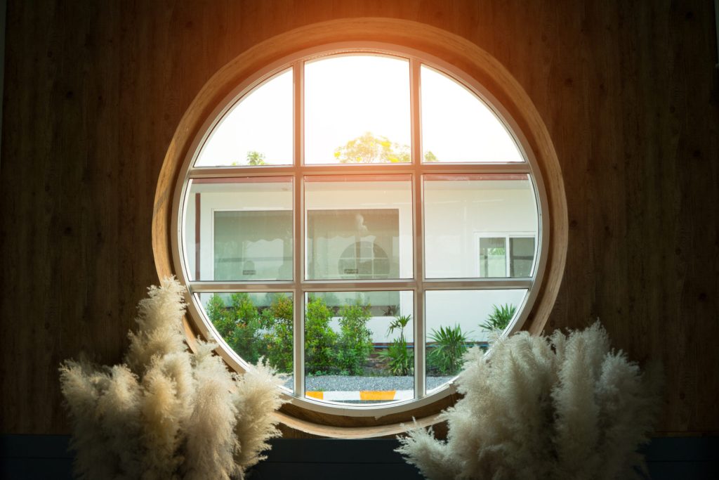 Round Wooden Window