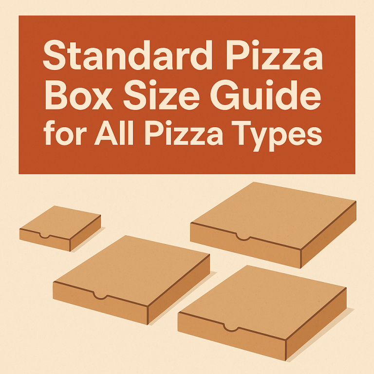 Standard Pizza Box Size Guide for All Pizza Types