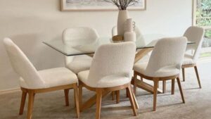 fabric dining chairs