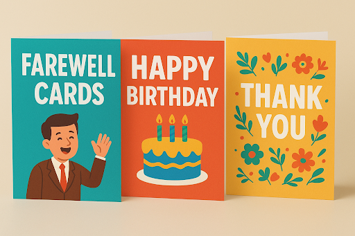 Free Leaving Cards online