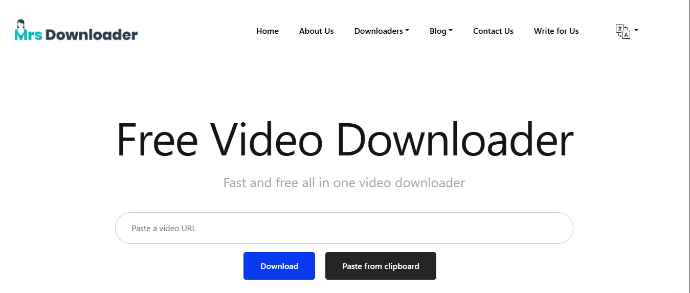 Free video downloader
