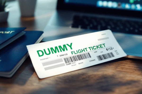 Dummy Air Ticket